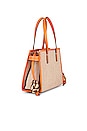 view 3 of 6 Tote Mini Jute Bag in Orange