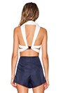 view 3 of 4 Wild World Crop Top in White