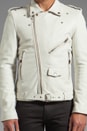 view 5 of 7 Leather Jacket 5 in Smoke White