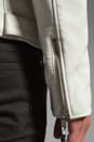 view 7 of 7 Leather Jacket 5 in Smoke White