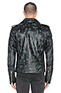 view 4 of 5 BLOUSON EN CUIR 5 in Blue Black