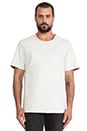 view 1 of 4 Leather T-Shirt 12 in Dust White