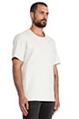 view 2 of 4 Leather T-Shirt 12 in Dust White