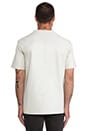view 3 of 4 Leather T-Shirt 12 in Dust White