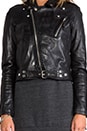 view 5 of 7 Blouson en cuir 1 in Black