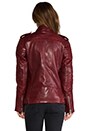 view 4 of 7 Leather Jacket 8 in Crimson