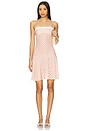 view 1 of 4 Claro Dress in Tangerine Stripe