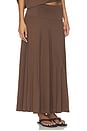view 2 of 6 Rumi Maxi Skirt in Brown