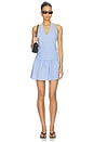 view 5 of 6 JUPE COURTE RHEA in Powder Blue