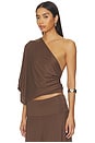 view 3 of 5 TOP UN HOMBRO ARDEN in Brown