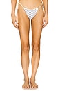 view 1 of 4 DENIZ 비키니 하의 in White Polka
