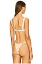 view 3 of 4 Oracle Bikini Top in Peach