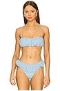 view 1 of 5 Bubble Bikini Top in Ash