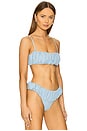 view 3 of 5 Bubble Bikini Top in Ash