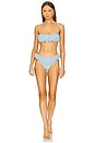 view 5 of 5 Bubble Bikini Top in Ash