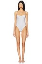view 1 of 4 Deniz One Piece in White Polka
