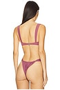 view 3 of 4 Oracle Bikini Top in Plum