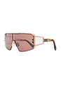 view 2 of 3 Le Masque Sunglasses in Rose & Brown