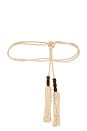 view 2 of 3 CINTURÓN ROPE & WOOD in Beige Fonc?