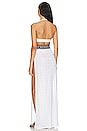view 3 of 3 Cutout Maxi Dress in White