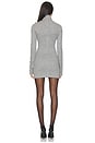view 4 of 5 VESTIDO CORTO AJUSTADO in Gris Chin? Clair