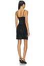view 3 of 3 Thin Straps Zebra Mini Dress in Noir