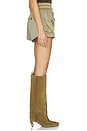 view 3 of 6 Two Pockets Cotton Twill Short in Vert Pale