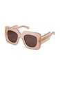 view 2 of 2 B-bold Sunglasses in Cloudy Nude & Dark Brown Chocolate