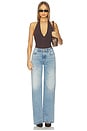 view 5 of 6 Straight Leg in Bleu Jean D?lav?