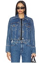view 2 of 5 BLOUSON DENIM in Bleu Jean Fonce