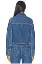 view 4 of 5 BLOUSON DENIM in Bleu Jean Fonce