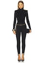 view 5 of 6 Zipped Legging in Noir