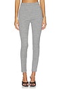 view 1 of 6 Zipped Legging in Gris Chin? Clair