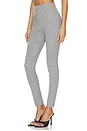 view 3 of 6 Zipped Legging in Gris Chin? Clair