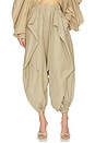 view 1 of 7 PANTALÓN SARGON POPELINE in Beige Fonc?