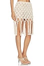 view 2 of 6 JUPE CROCHET COTTON KNIT in Naturel