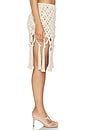 view 3 of 6 JUPE CROCHET COTTON KNIT in Naturel