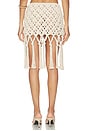 view 4 of 6 JUPE CROCHET COTTON KNIT in Naturel