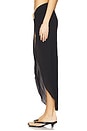view 3 of 6 Long Pareo in Black