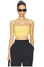 view 1 of 4 Brassiere Knit Top in Jaune