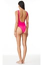 view 3 of 4 Strass Logo One Piece in Fuxia