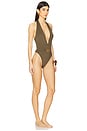 view 3 of 5 Swimsuit With Belt in Khaki