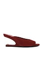 view 1 of 5 MULES NO WEDGE SUEDE in Rouge Fonc