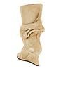 view 3 of 5 Ankle Wedge Boot in Beige