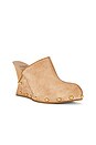 view 2 of 5 SABOT SUEDE WEDGE  in Biscuit
