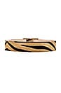 view 2 of 3 Milla Waist Calf Hair Belt in Maxi Zebra & Gold