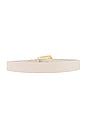 view 2 of 4 Jordana Mini Belt in Bone Gold