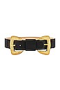 view 2 of 4 Pharaoh Double Belt in Black & Gold