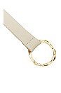 view 3 of 3 Nyx Wrap Belt in Bone & Gold