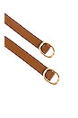 view 3 of 3 Maeve Mini Belt in Cuoio & Gold